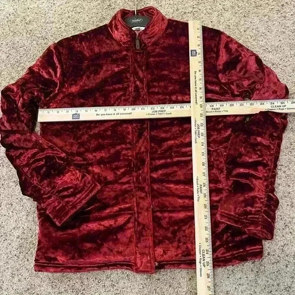 K/Lab Crushed Velvet Look - Y2K Jacket - Young Women’s Size Large - Picture 7 of 8